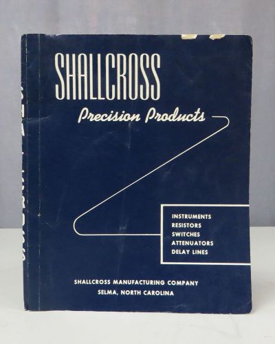 Shallcross Precision Products No. 612 Capacitor Analyzer Operating Instructions
