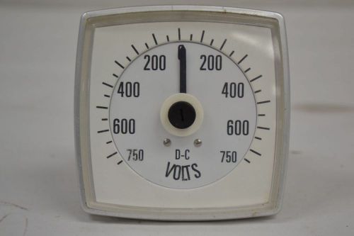 Crompton 016-05na-suxx-mu 750-0-750v dc volts meter voltmeter gauge d203725 for sale