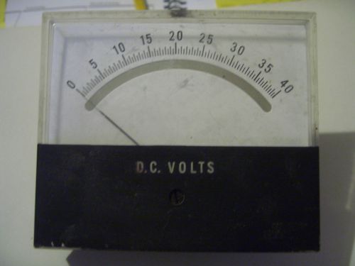 Honeywell  0-40 dc volts panel mount meter  model ms3t vintage for sale