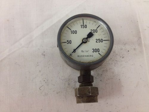 Vintage budenberg pressure gauge, steampunk, lb/in2 usa for sale