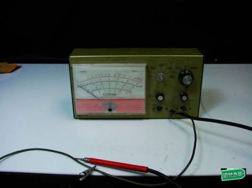 Vintage conar instruments radio instruments model 212 volt &amp; ohm meter test for sale