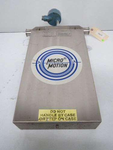 Micro motion ds150s151sc flow sensor 1-1/2in 1500psi flowmeter b385303 for sale