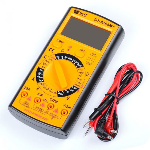 LCD Digital Multimeter Voltmeter  Electrical Test volts amps ohms Checker