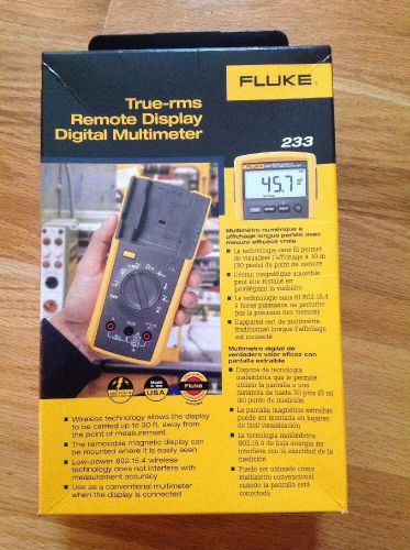 Fluke-233 remote display digital multimeter  233 new . for sale