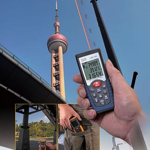 Handheld Digital Laser Distance Meter Volume Test 70m Measuring CEM LDM-70