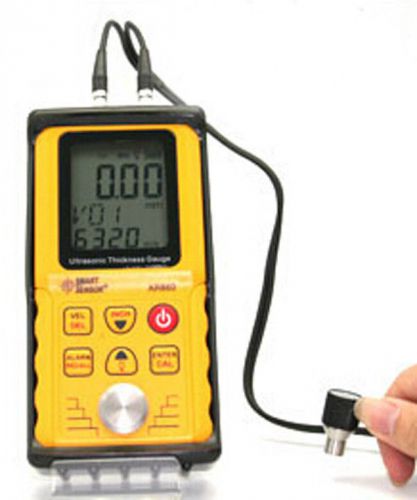 Ar860 ultrasonic thickness gauge meter range 1.0-300mm 6mm + 10mm probes ar-860 for sale