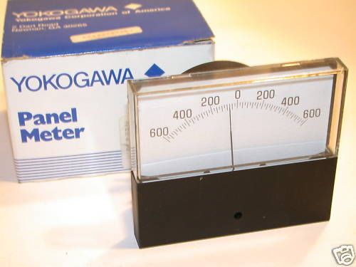 YOKOGAWA PANEL METER 600AC AMPS MODEL 1257