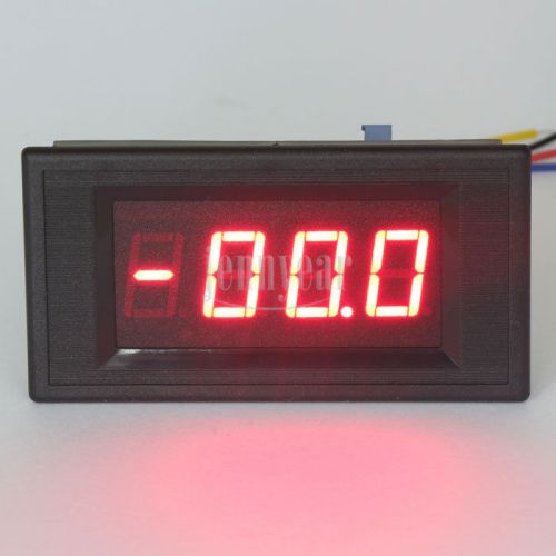 50A Red LED DC 5V Digital Ammeter Amp MeterTester Current Monitor 0.56&#034; 4 Digits
