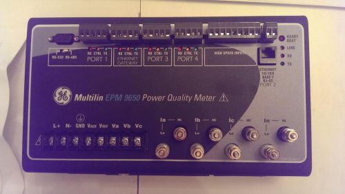EPM 9650 Power Quality Meter - Model - PL96500A0A10000 GE Digital Energy
