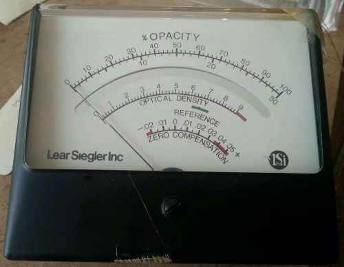LEAR SIEGLER METER OPACITY MONITOR 80030079-2 SIMPSON MD1 0-200uADC