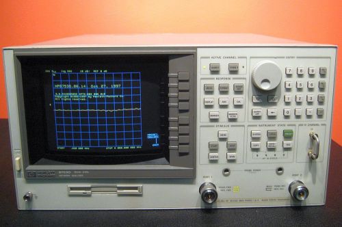Hp 8753d 6 ghz vector network analyzer w/opts.002,006,010 for sale