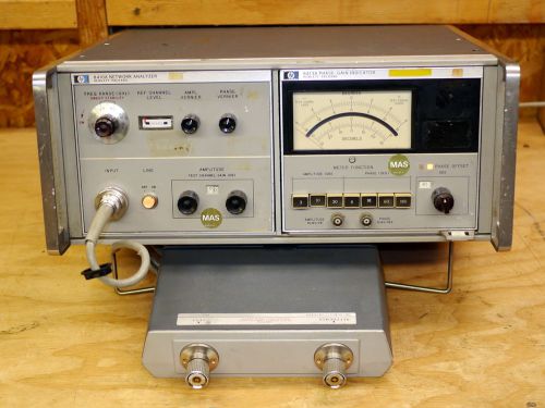 AGILENT HP 8410 ANALYZER-8413A PHASE-GAIN-8411A FREQUENCY CONVERTOR SET--M