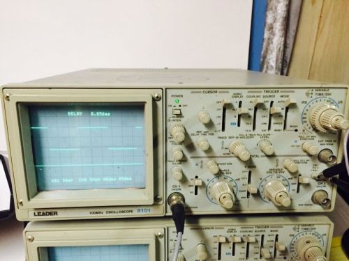 Leader 8101 100 MHz Oscilloscopes