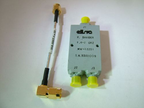 RF POWER DIVIDER 1.4 - 2GHz     FOR   GPS   L1     2 WAY SMA