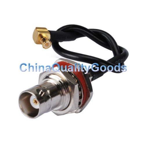 Bnc female o-ring to mcx male pigtail cable rg174 15cm hq for sale