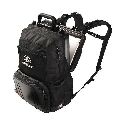 Pelican S140 Sport Elite Tablet Backpack w/ Watertight, Crushproof Case, Black