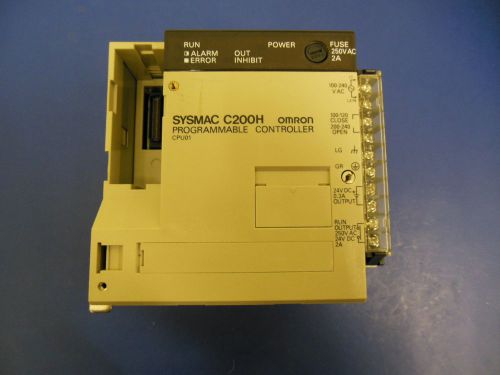 Omron c200h-cpu01-e sysmac programmable controller for sale