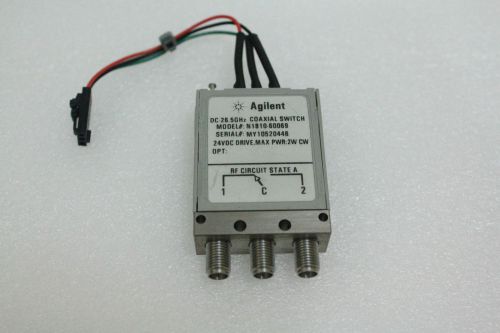 HP Agilent N1810-60069 Coaxial Switch 24VDC Drive, Max PWR: 2W
