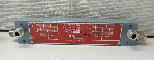 Narda Microwave Bi Directional Coaxial Coupler 3022 1 - 4 GHz 027