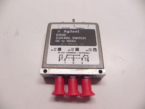 HP/Agilent 8762B-024 Coaxial Switch, DC to 18 GHz, SPDT