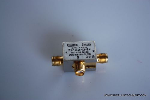 Lot of 3 mini circuits zx10-2-12-s+  power splitter 2-1200 mhz for sale