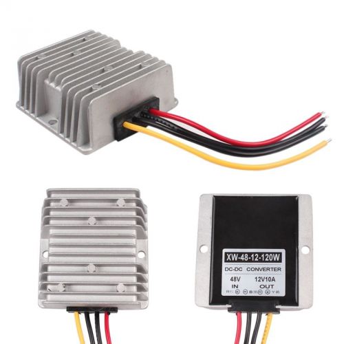 New DC/DC Converter 48V Step down to 12V 10A 120W Power Supply Module Waterproof