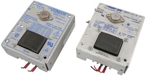 Power-One HB24-1.2-A 24VDC/1.2A Power Supply Module +Condor MB12-1.7-A 12V/1.7A