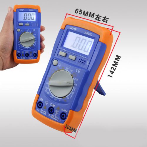 Beep portable lcd digital multimeter voltmeter ammeter ohmmeter ohm a830l tester for sale