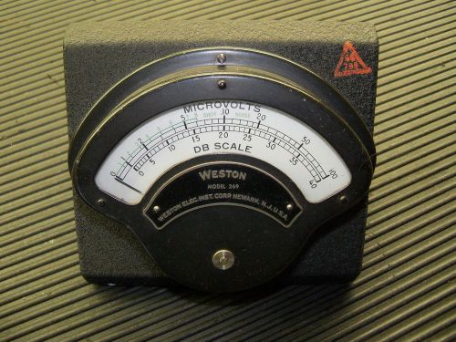 WESTON MicroVolts / DB Meter (Stoddart Aircraft Radio Co)