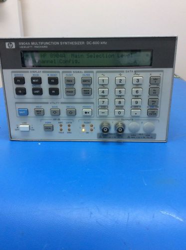 HP 8904A OPT 006 and H16 Multifunction Synthesizer DC 600kHz