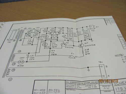 APPLIED RESEARCH MODEL HFS-P-7200-80: Harmonic Generator - Instruct Manual 16694