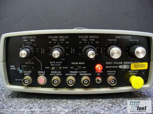 Systron Donner 100C Pulse Generator  ID #23928 TEST