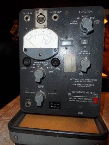 General Radio Co. Vibration Meter Type 1553-A