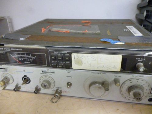 Lot of two hp/agilent 8640b rf signal generators sold for parts l333 for sale