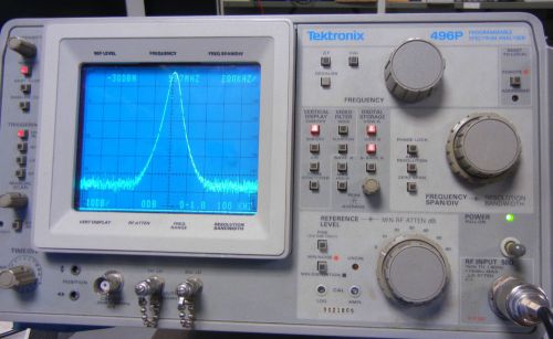 TEKTRONIX 496P PROGRAMMABLE SPECTRUM ANALYZER, TESTED AND WORKING!