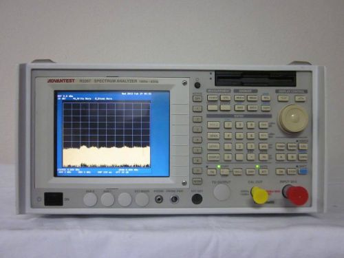 Advantest r3267 100hz - 8ghz spectrum analyzer - fresh calibration included! for sale