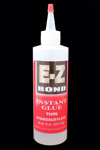 E-Z BOND SUPER GLUE (Cyanoacrylate) 8 oz Thin 5cps