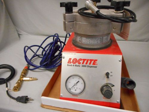 Loctite bond-a-matic 3000 pressure regulated 0-100psi pneumatic dispenser unit for sale