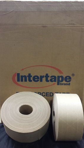 10 Rolls Intertape K71029 Natural Reinforced Water Activated Tape 3x450