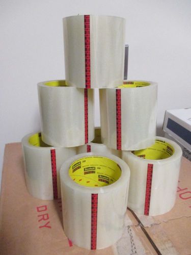 New scotch 3m 356 label protection tape  4&#034; x 72 yards (7 rolls) for sale