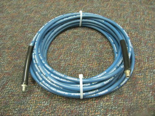 100&#039; solution hose 1/4&#034; blue 3000psi, non-marking for sale