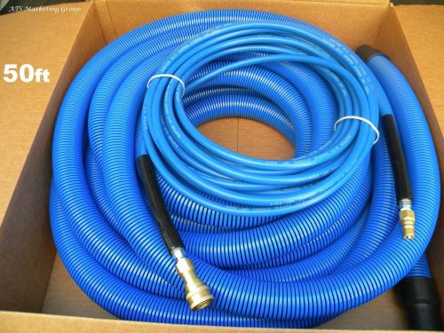Carpet cleaning   50ft vacuum &amp; solution hoses 1.5&#034; wand cuff for sale