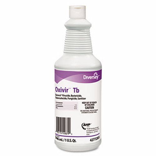 Diversey Oxivir TB One-Step Disinfectant, 32 oz Bottle, 12/CT (DVO4277285)
