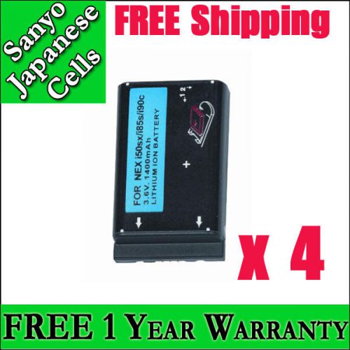 4 Batteries NTN1826/SNN5705-900mAh Lilon for Nextel  iDen i30 i35 i50 i80 i305..