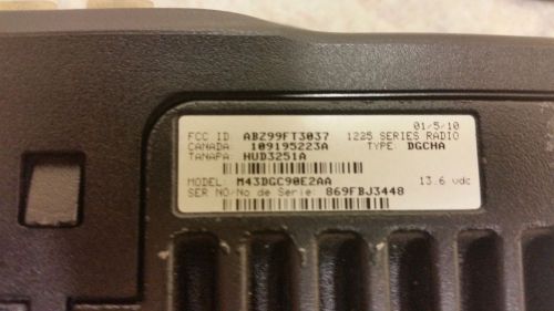 Motorola m1225 vhf radio for parts for sale