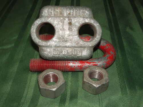 Crosby Cable Clamp  Wire Rope Clip 1-3/8&#034;  New Surplus