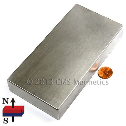 Neodymium magnets n42 6x3x1&#034; powerful ndfeb rare earth magnets 4 pc for sale