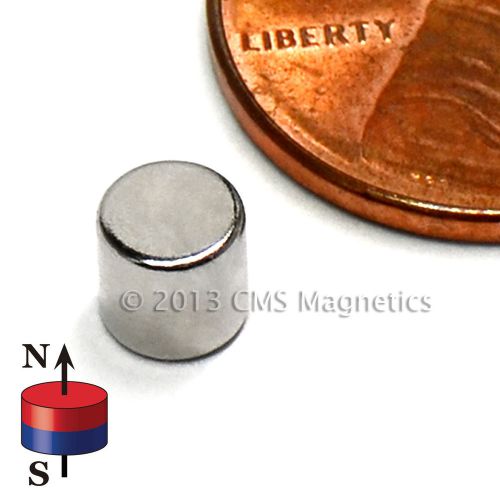 Neodymium disk magnets n42 3/16&#034; x 3/16&#034; ndfeb rare earth magnets lot 500 for sale