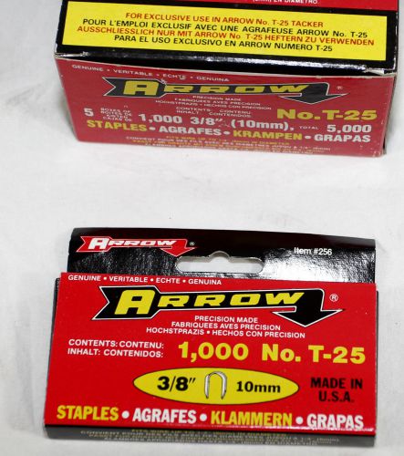 Arrow t-  staples, 1 pack, 1000  staples no.t-25 3/8&#034; 10mm for sale