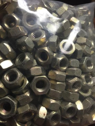 5/16&#034;-18 Lock Nuts Hex Zinc Plated Steel 100 pc. Lots (#011)